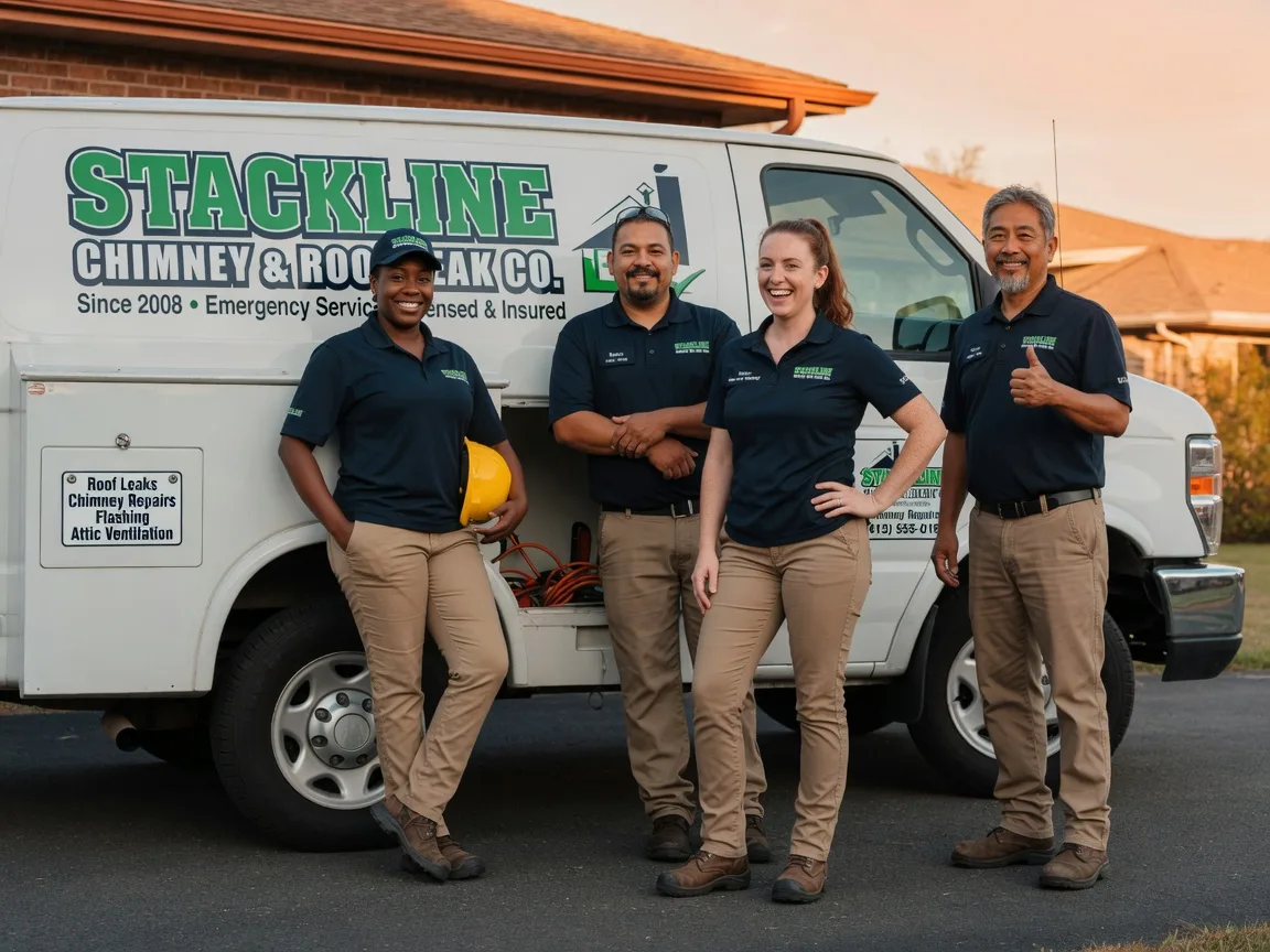 Chimney flashing repair company in Marksville, LA